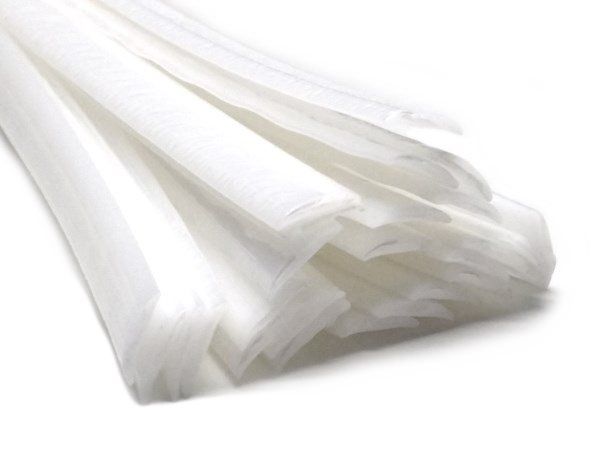 Plastic welding rods PS 8x1mm Flat Natural 25 rods | az-reptec